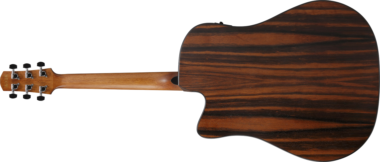 Ibanez Aad70ce Tbn Advanced Dreadnought Cw Epicea Ebene Pur - Transparent Charcoal Burst - Folk guitar - Variation 1