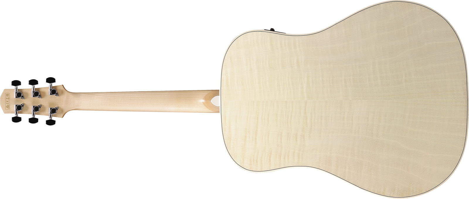 Ibanez Aad77m1e Oaw Advanced Dreadnought Cw Epicea Erable Mn - Open Pore Antique White - Folk guitar - Variation 1