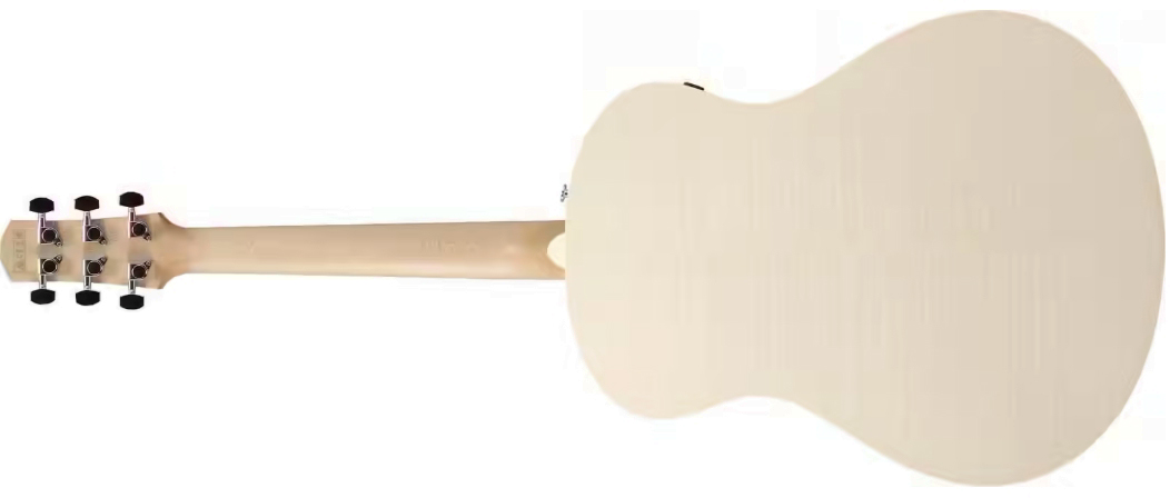 Ibanez Aam370e Oaw Advanced Auditorium Epicea Erable Mn - Open Pore Antique White - Folk guitar - Variation 1