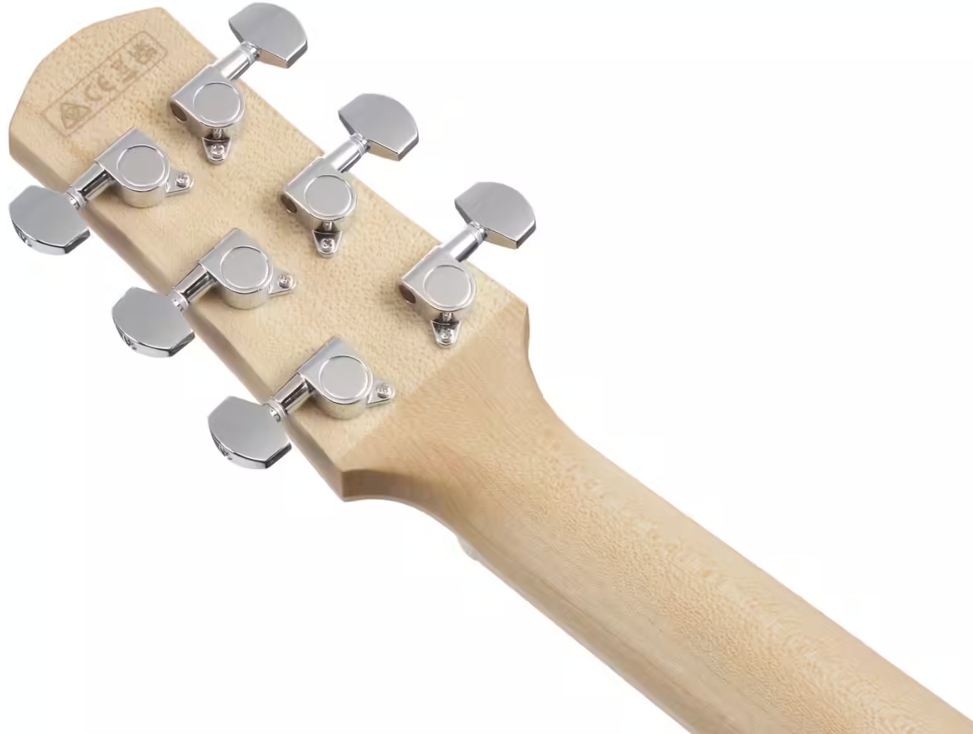 Ibanez Aam370e Oaw Advanced Auditorium Epicea Erable Mn - Open Pore Antique White - Folk guitar - Variation 4