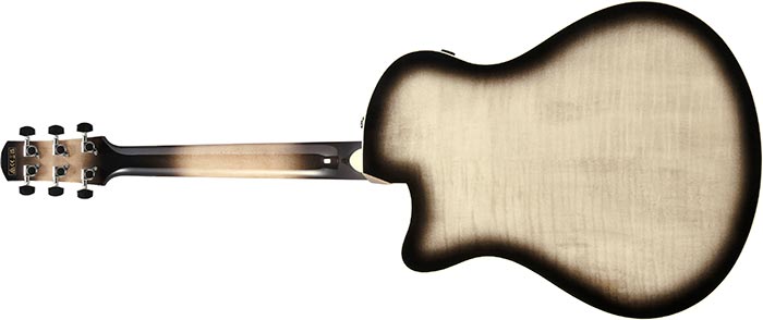 Ibanez Aam370m1ce Tpa Advanced Auditorium Epicea Erable Rw - Transparent Panda - Folk guitar - Variation 1