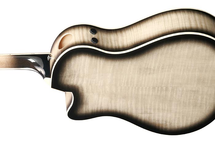 Ibanez Aam370m1ce Tpa Advanced Auditorium Epicea Erable Rw - Transparent Panda - Folk guitar - Variation 2