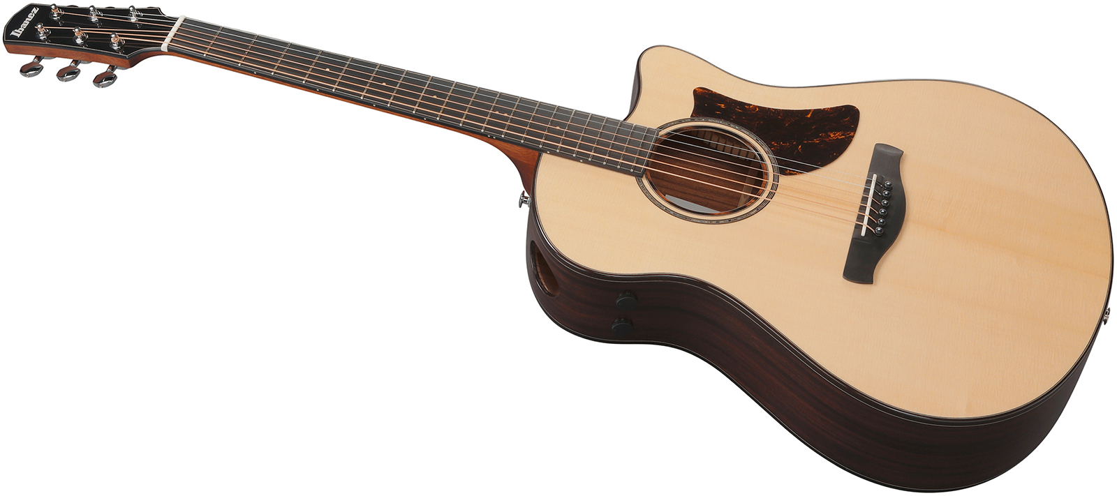 Ibanez Aam380ce Nt Advanced Auditorium Cw Epicea Palissandre Eb - Natural - Folk guitar - Variation 2