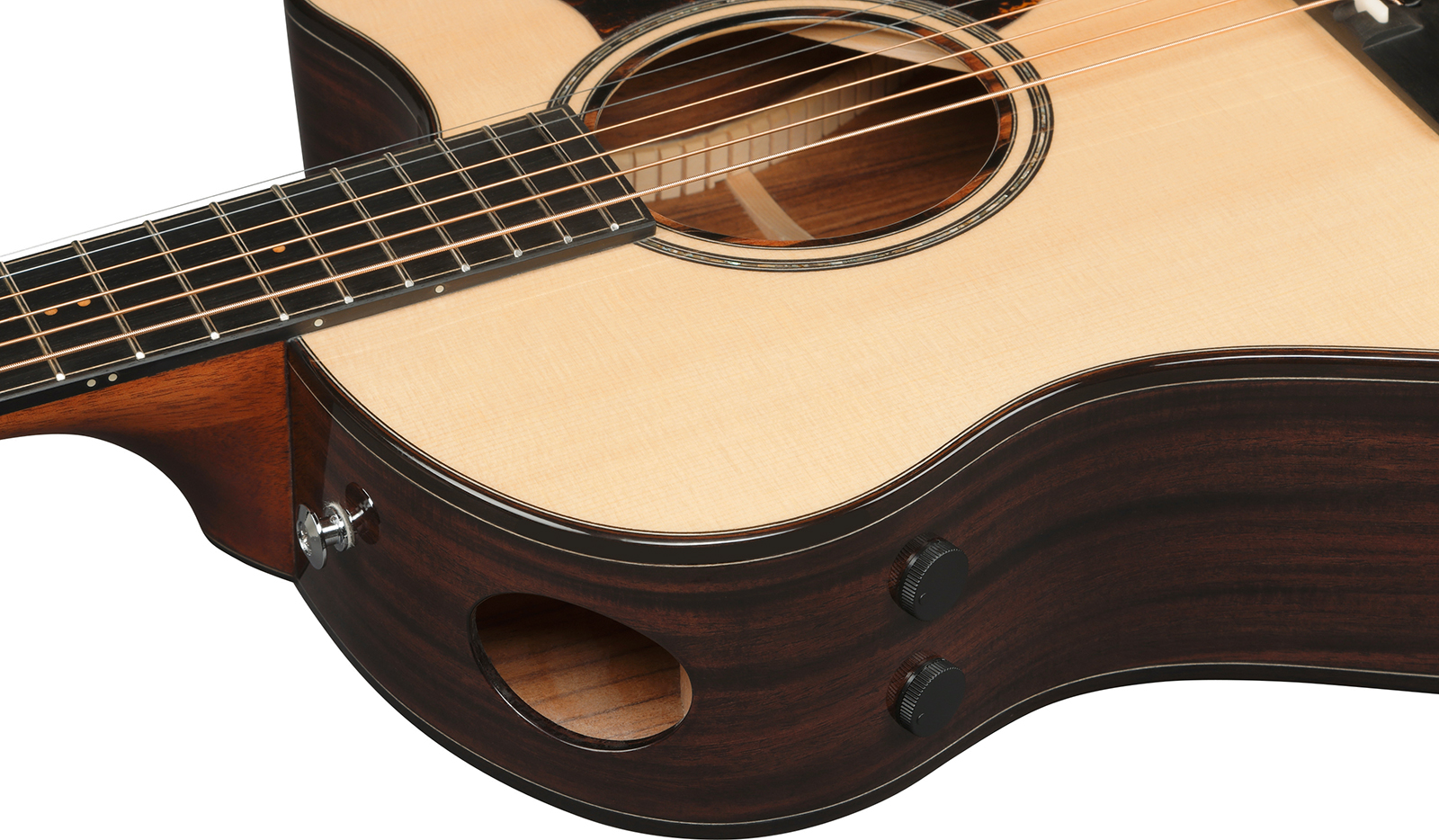 Ibanez Aam380ce Nt Advanced Auditorium Cw Epicea Palissandre Eb - Natural - Folk guitar - Variation 4