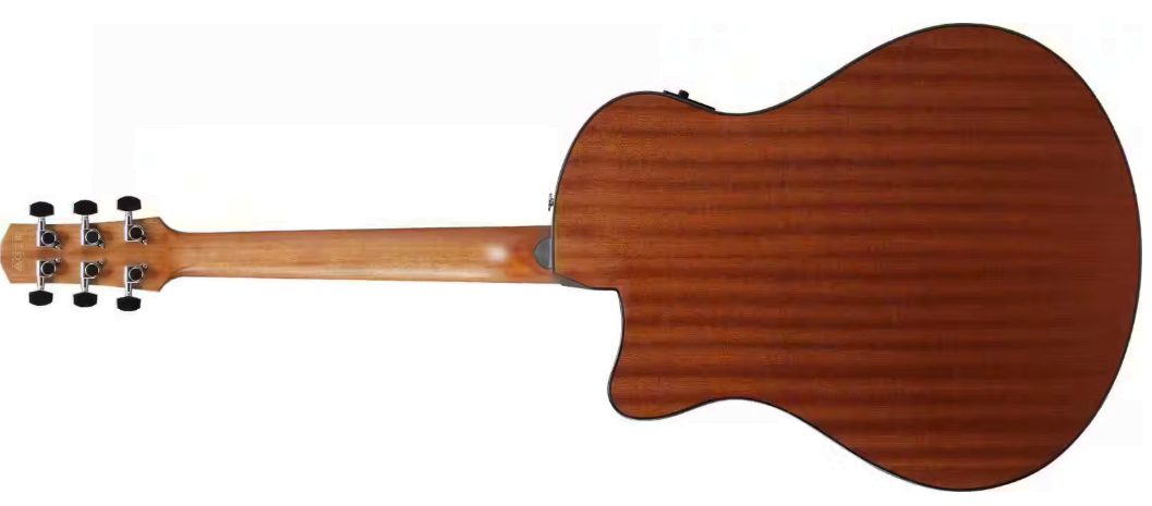 Ibanez Aam50ce Cro Advanced Auditorium Cw Epicea Sapele Pur - Coral Red Burst Open Pore - Folk guitar - Variation 1