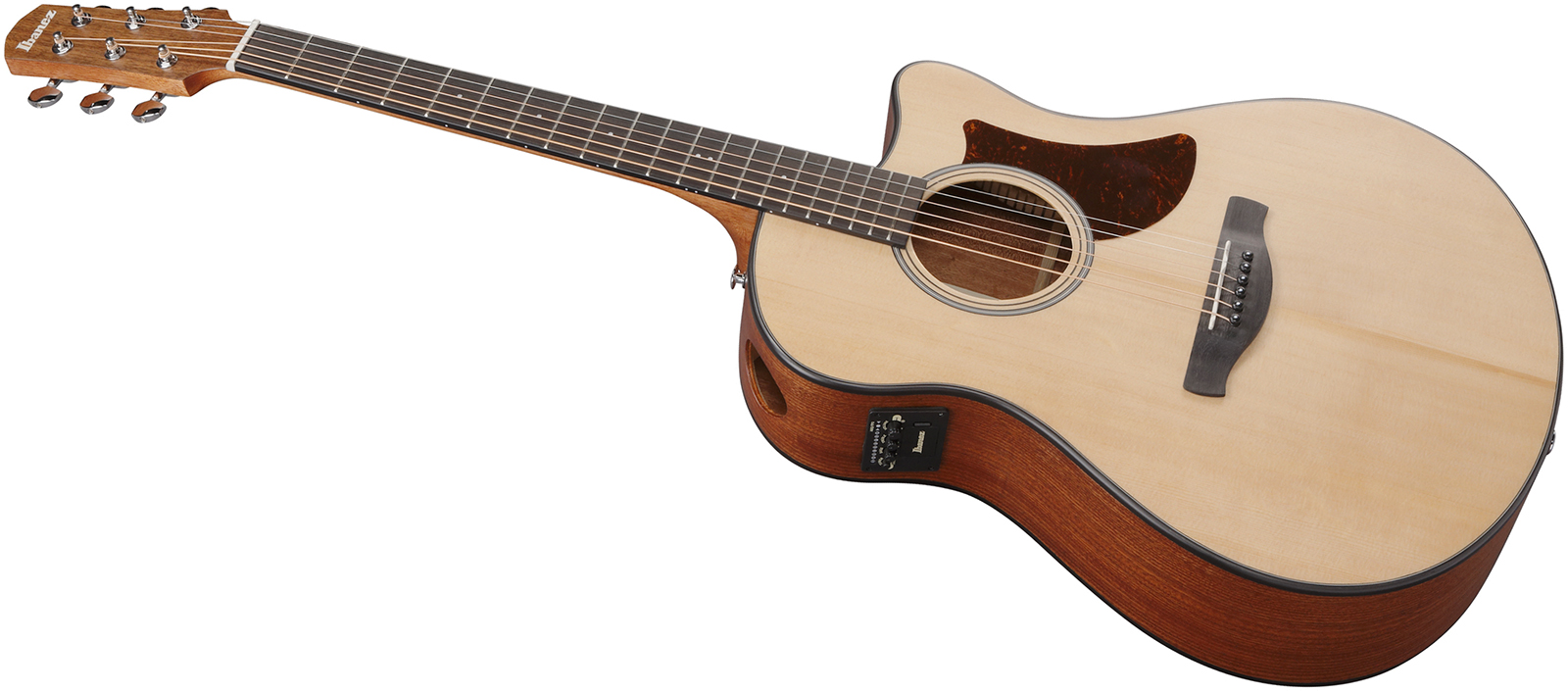 Ibanez Aam50ce Opn Auditorium Cw Epicea Sapele Pur - Open Pore Natural - Folk guitar - Variation 2