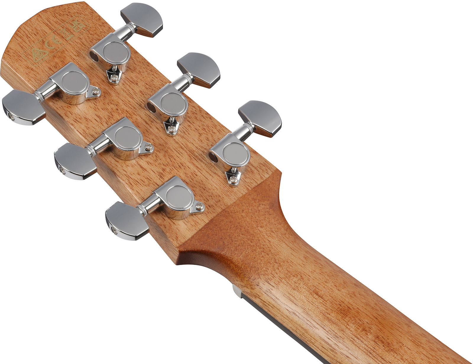 Ibanez Aam54ce Opn Auditorium Cw Tout Sapele Pur - Open Pore Natural - Folk guitar - Variation 7