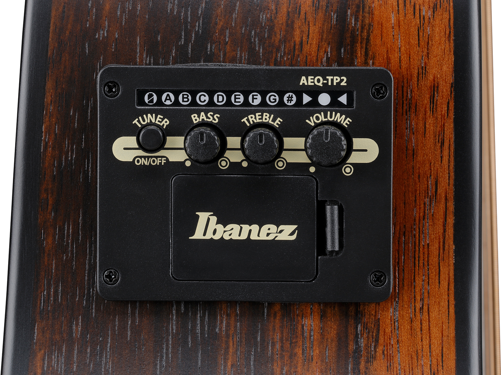 Ibanez Aam70ce Tbn Advanced Auditorium Cw Epicea Ebene Pur - Transparent Charcoal Burst - Folk guitar - Variation 8