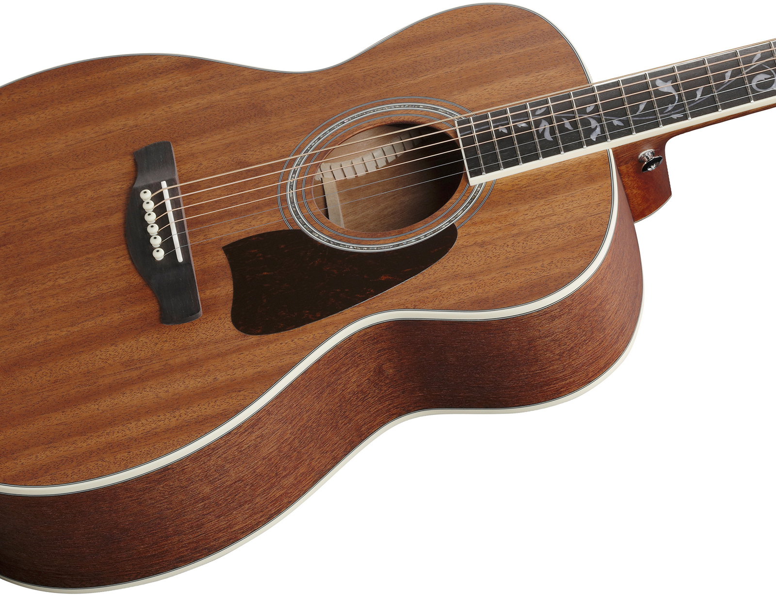 Ibanez Ac390mhe Opn Artwood Concert Tout Acajou Rw - Open Pore Natural - Folk guitar - Variation 3