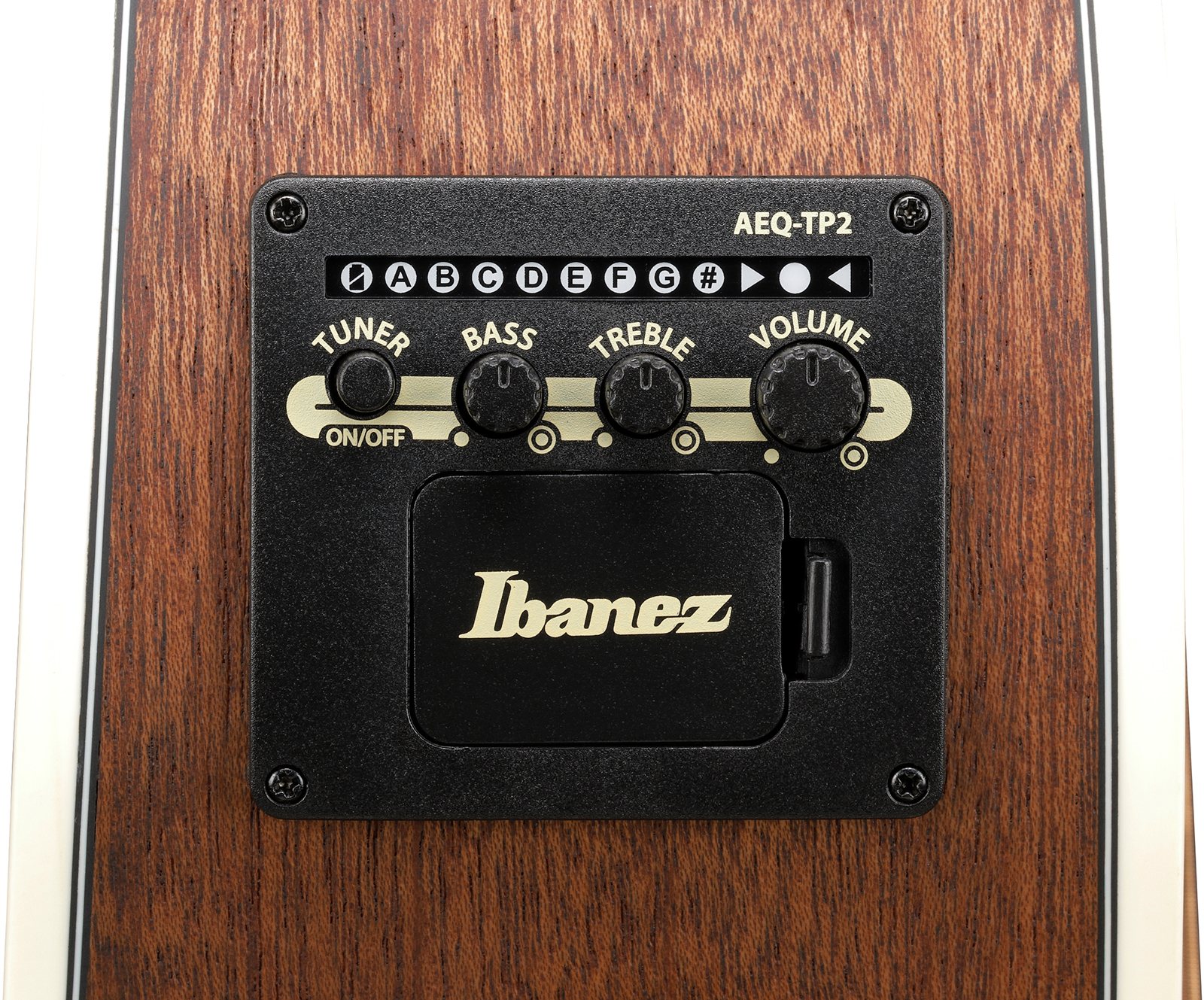 Ibanez Ac390mhe Opn Artwood Concert Tout Acajou Rw - Open Pore Natural - Folk guitar - Variation 6