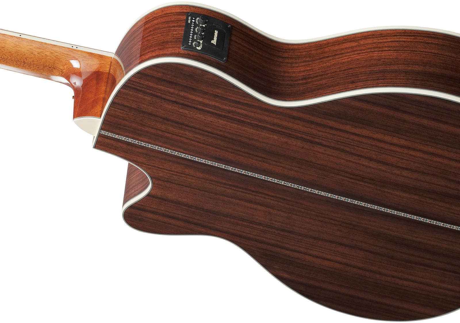 Ibanez Ac391rce Bkh Artwood Grand Concert Cw Shsc Epicea Palissandre Rw - Black Top - Folk guitar - Variation 3