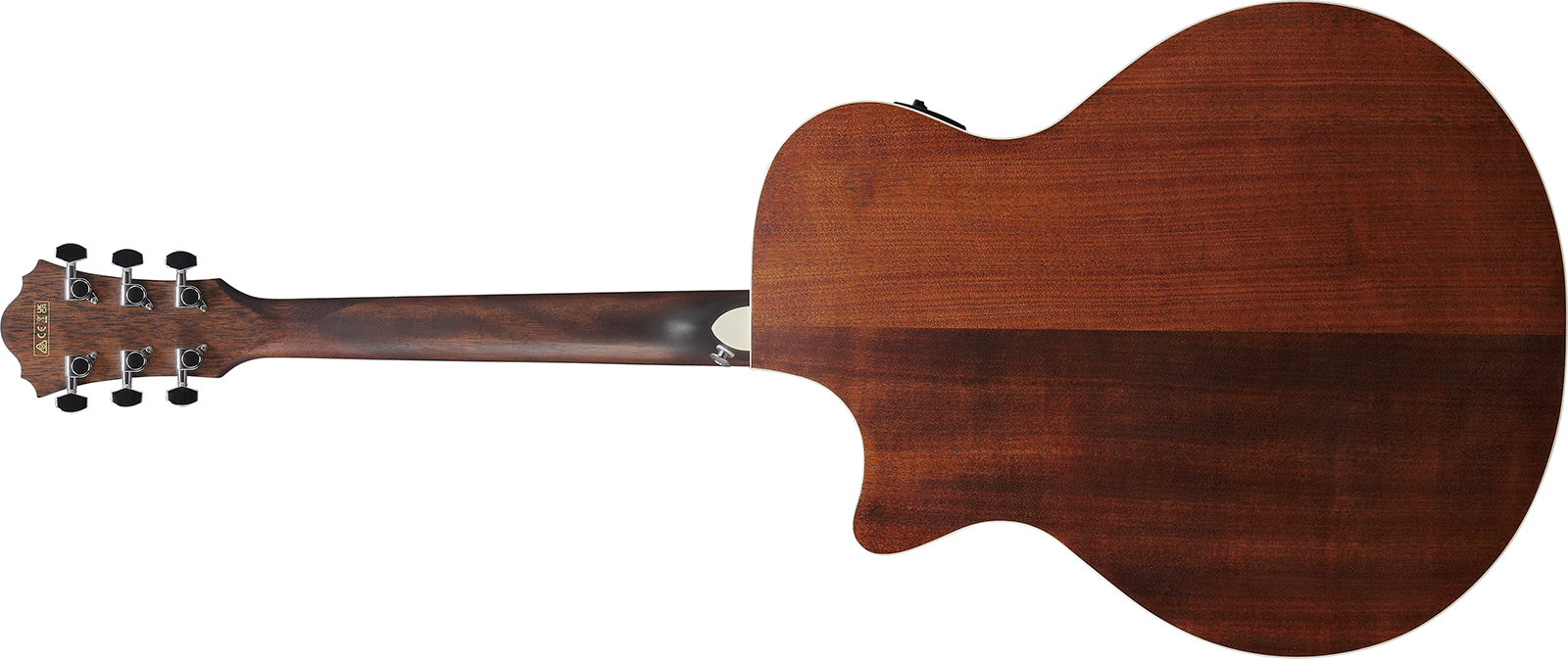 Ibanez Ae140 Opn Concert Thinline Cw Tout  Okoume Lau - Open Pore Natural - Folk guitar - Variation 1