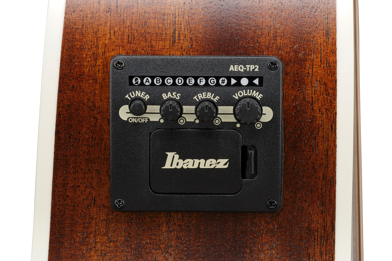 Ibanez Ae140 Opn Concert Thinline Cw Tout  Okoume Lau - Open Pore Natural - Folk guitar - Variation 4