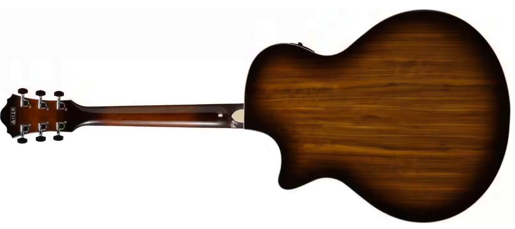 Ibanez Ae160 Vms Concert Thinline Cw Epicea Ovangkol  Ova - Vintage Mahogany Sunburst High Gloss - Folk guitar - Variation 1