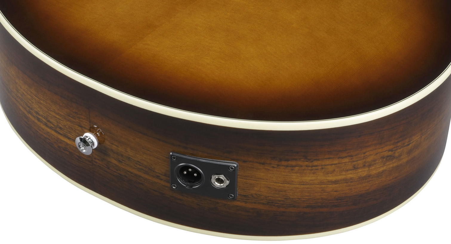 Ibanez Ae160 Vms Concert Thinline Cw Epicea Ovangkol  Ova - Vintage Mahogany Sunburst High Gloss - Folk guitar - Variation 3