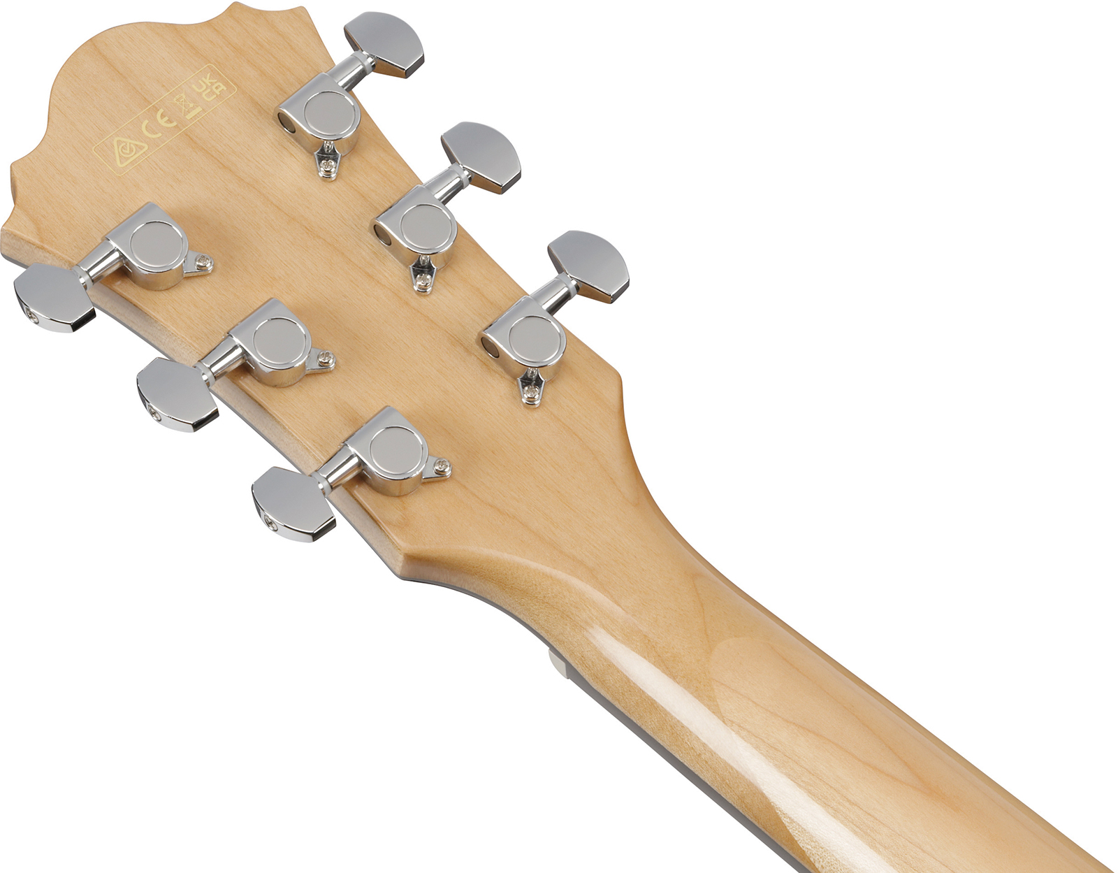 Ibanez Ae170 Ntr Concert Thinline Cw Epicea Erable Ova - Natural Top, Transparent Red Back - Folk guitar - Variation 6