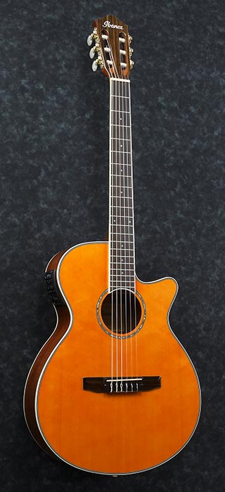 Ibanez Aeg10nii Tng Concert Cw Epicea Sapelli Rw - Mandarine - Classical guitar 4/4 size - Variation 1