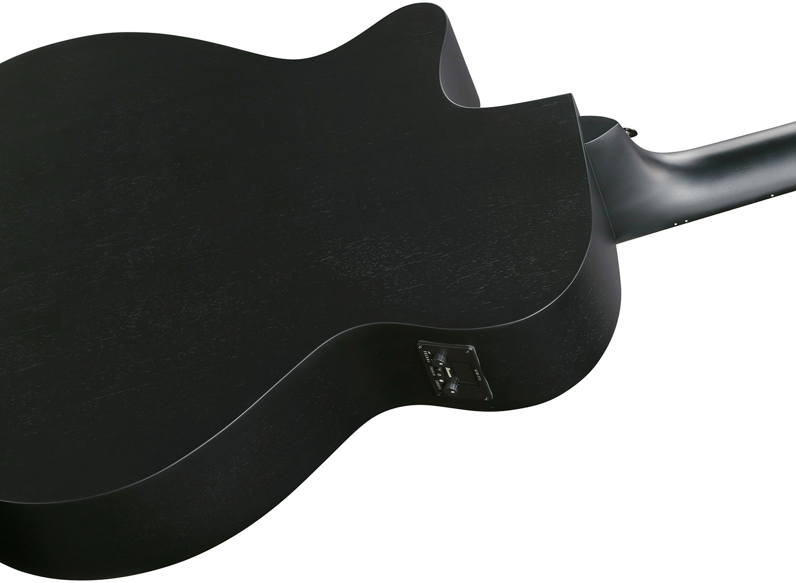 Ibanez Aeg1221 Bot Concert 12c Epicea Sapele Eb - Black Out - Folk guitar - Variation 5