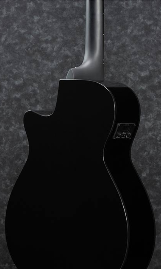 Ibanez Aeg50 Bk Concert Cw Epicea Sapele Wal - Black - Electro acoustic guitar - Variation 1