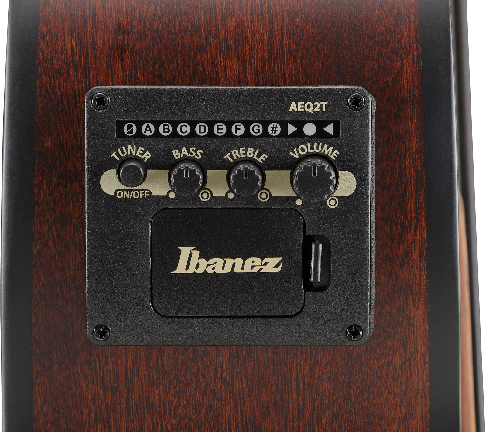 Ibanez Aegb30e Ntg Cw Epicea Sapele Rw - Natural - Acoustic bass - Variation 9