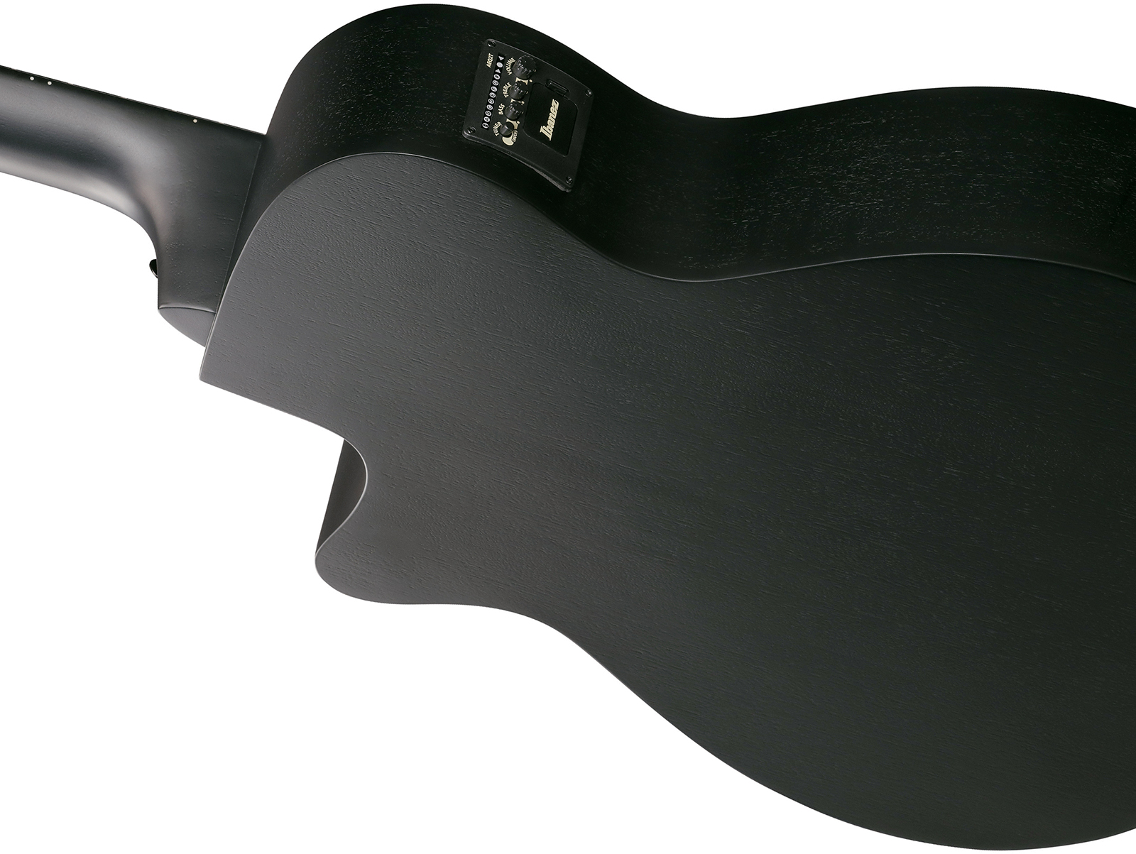 Ibanez Aegb420 Bot Cw Shsc Epicea Sapele Rw - Black Out - Acoustic bass - Variation 2