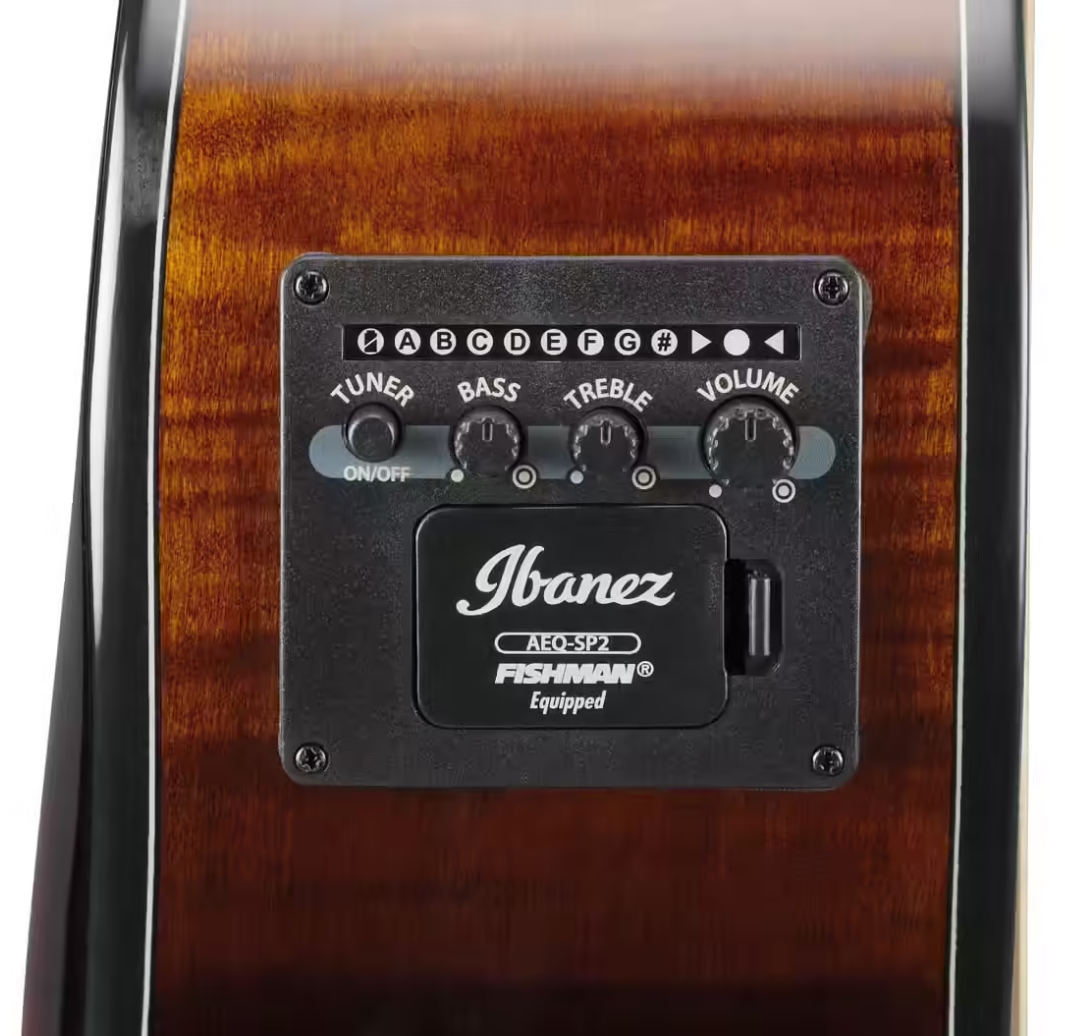 Ibanez Aewc400 Ams Grand Concert Cw Tout Erable Lau - Amber Sunburst - Folk guitar - Variation 3