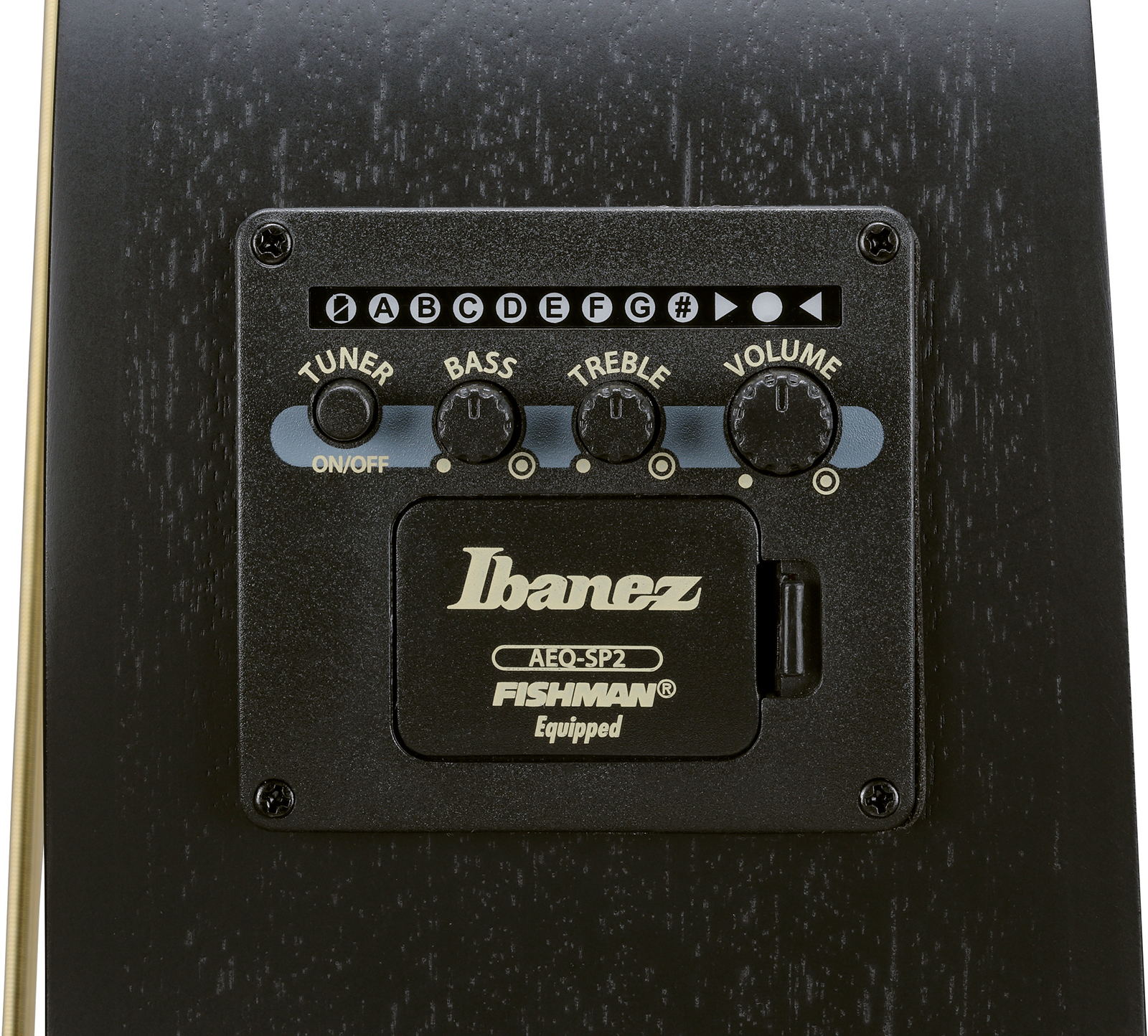 Ibanez Aewc621l Bot Grand Concert Cw Gaucher Tilleul Sapele Eb - Black Out - Folk guitar - Variation 4