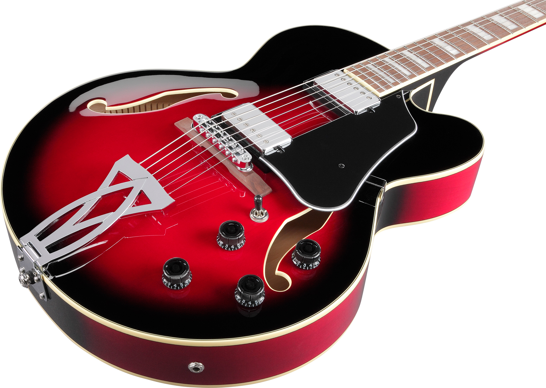 Ibanez Af75 Trs Artcore 2h Ht Wal - Transparent Red Sunburst - Hollow-body electric guitar - Variation 2