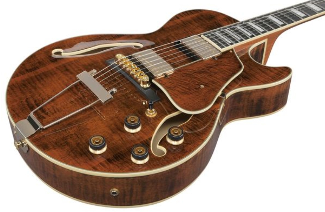 Ibanez Ag95mg Da Artcore Expressionist 2h Ht Eb - Dark Amber - Str shape electric guitar - Variation 2