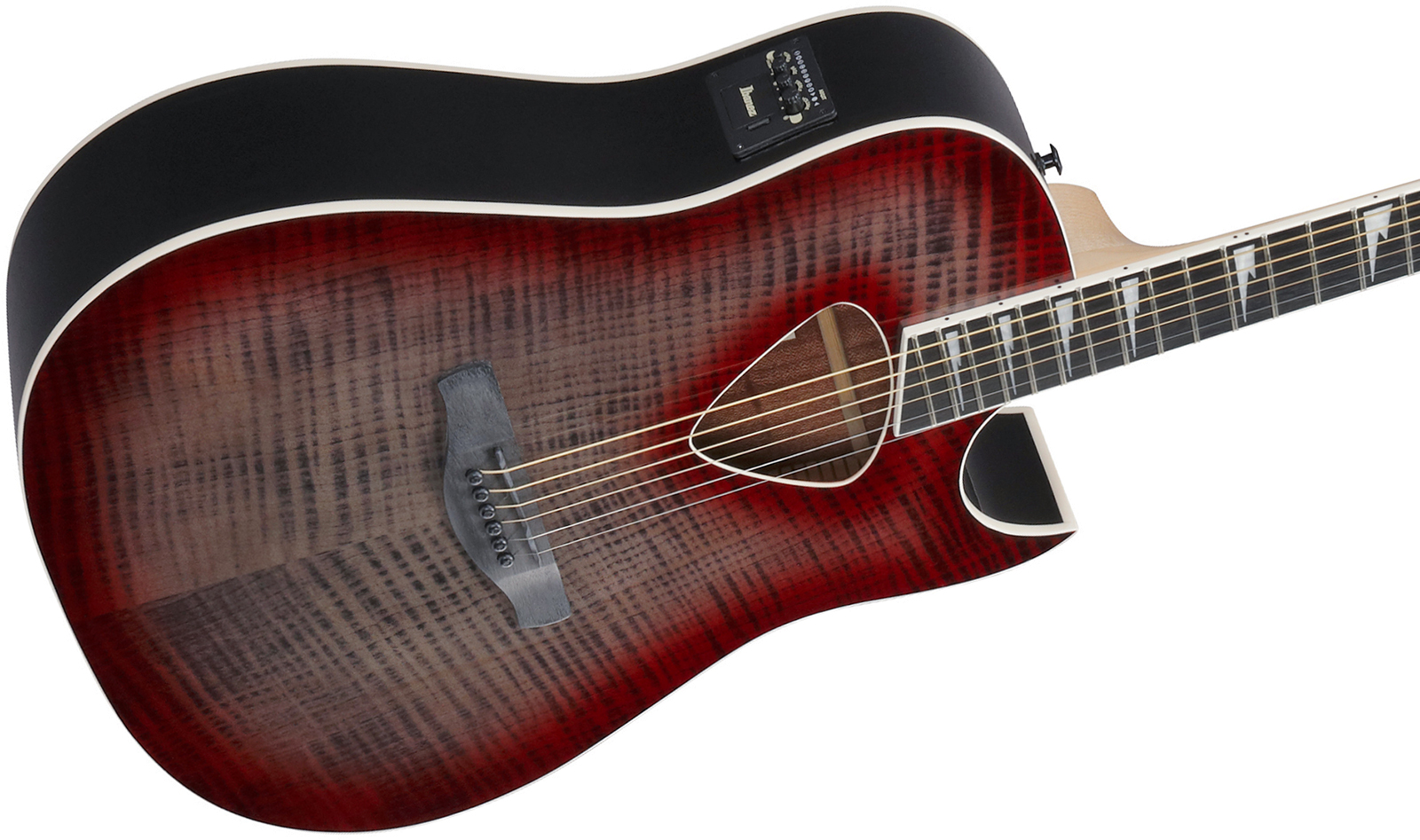 Ibanez Alt50fa Rdb Altsar Dreadnought Cw Tilleul Sapele Pur - Red Doom Burst High Gloss - Folk guitar - Variation 2