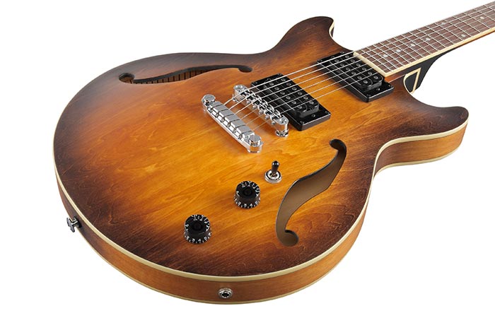 Ibanez Am53 Tf Artcore Hh Ht Lau - Tobacco Flat - Semi-hollow electric guitar - Variation 2