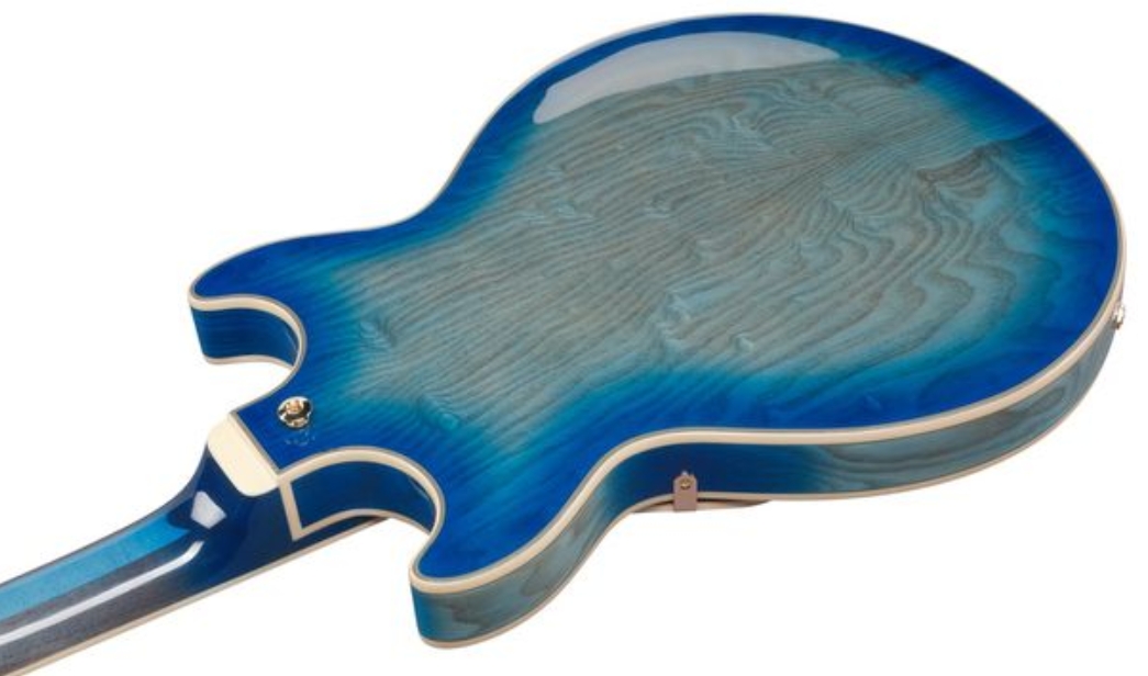 Ibanez Am93qa Jbb Artcore Expressionist 2h Ht Eb - Jet Blue Burst - Semi-hollow electric guitar - Variation 3