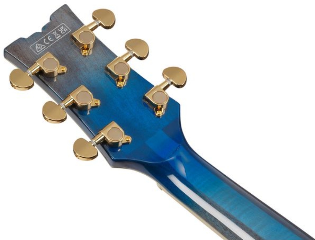 Ibanez Am93qa Jbb Artcore Expressionist 2h Ht Eb - Jet Blue Burst - Semi-hollow electric guitar - Variation 4