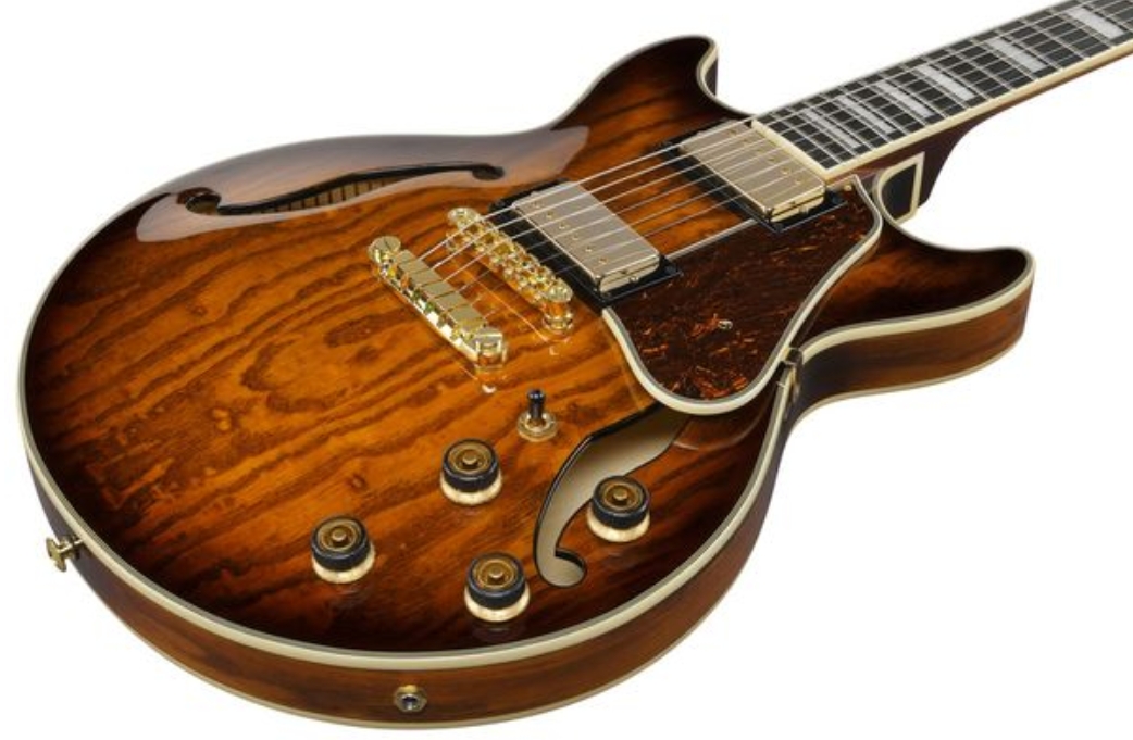 Ibanez Am93qa Vvh Artcore Expressionist 2h Ht Eb - Vintage Violin High Gloss - Semi-hollow electric guitar - Variation 2