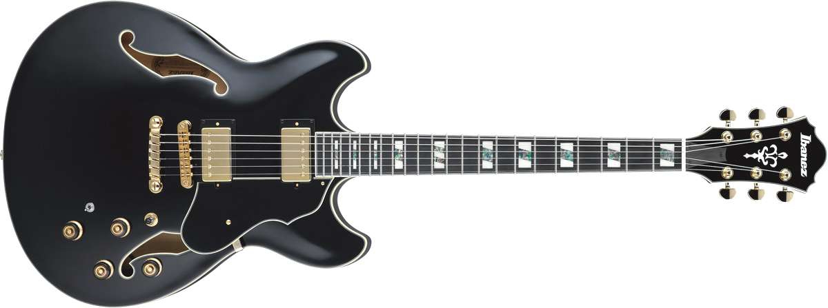 Ibanez As153b Bk Artstar - Black - Semi-hollow electric guitar - Variation 1