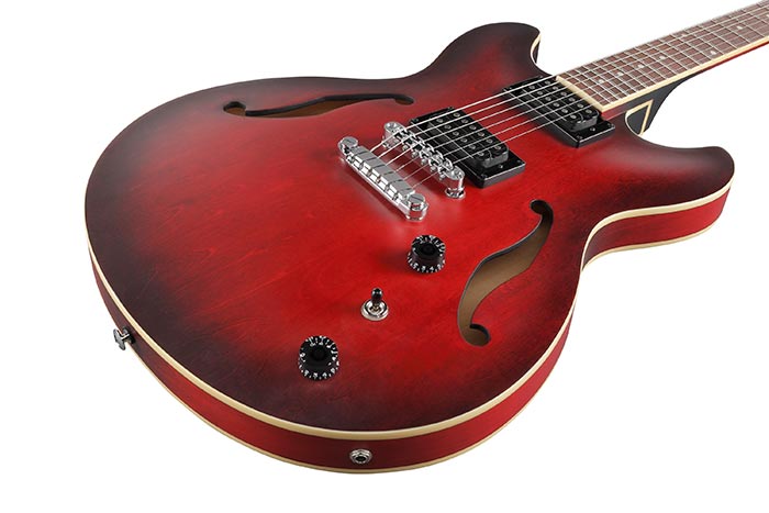 Ibanez As53 Srf Artcore Hh Ht Noy - Sunburst Red Flat - Semi-hollow electric guitar - Variation 2