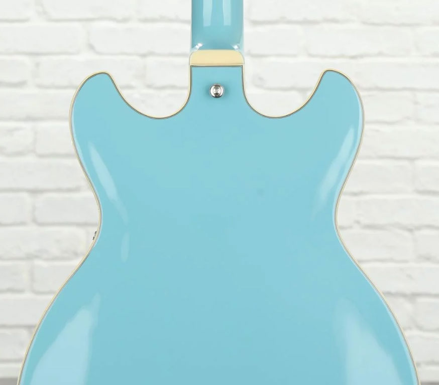 Ibanez As7312 Mtb Artcore 12-cordes Hh Ht Lau - Mint Blue - Semi-hollow electric guitar - Variation 3