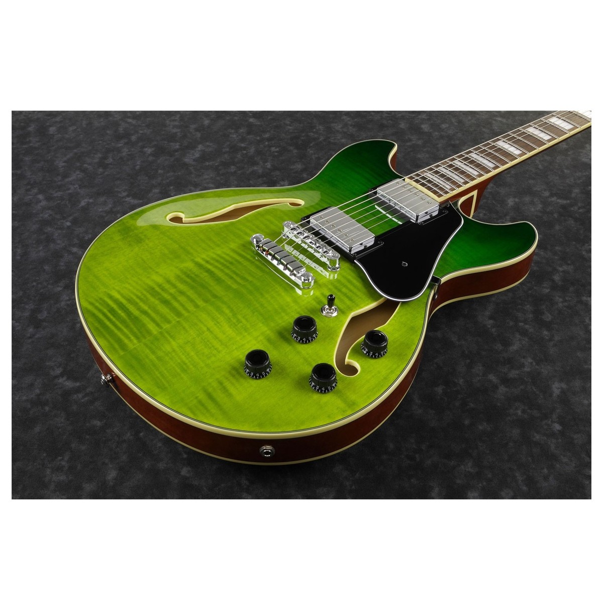 Ibanez As73fm Gvg Artcore Hh Ht Lau - Green Valley Gradation - Semi-hollow electric guitar - Variation 1