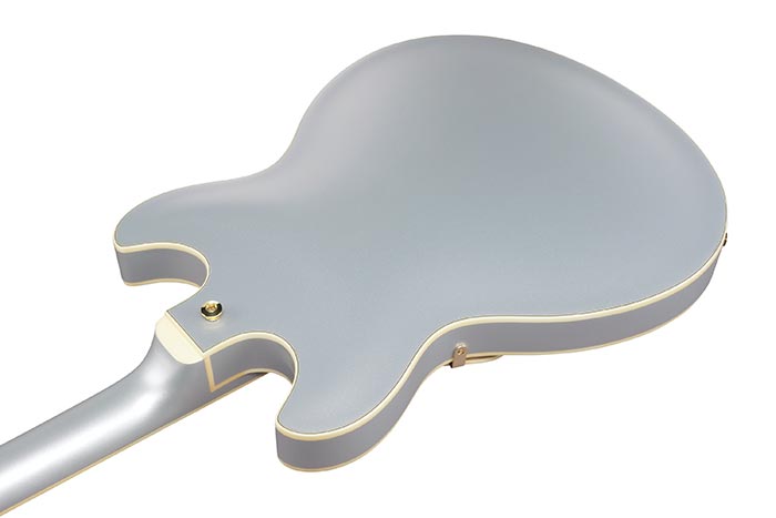 Ibanez As73g Msf Artcore 2h Ht Rw - Moonstone Silver Flat - Semi-hollow electric guitar - Variation 3