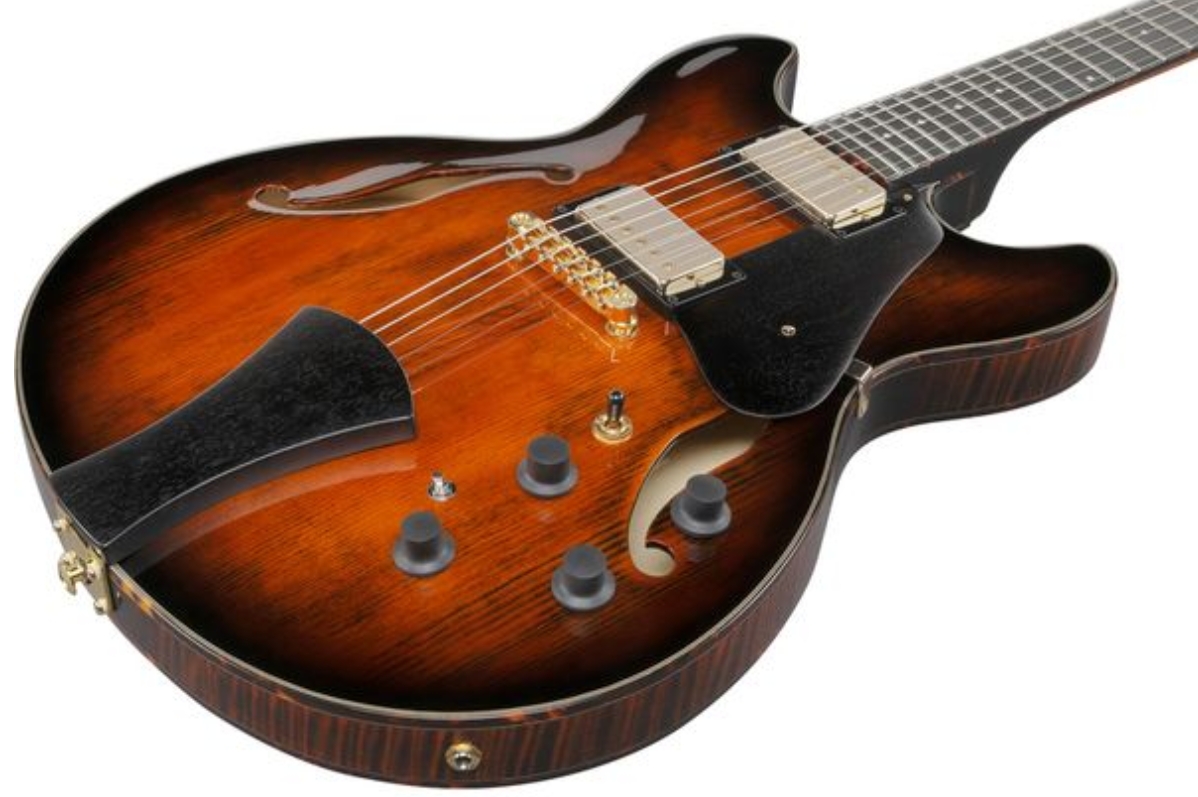 Ibanez Ash300 Tbc Artstar 2h Ht Eb - Tobacco Brown - Semi-hollow electric guitar - Variation 2