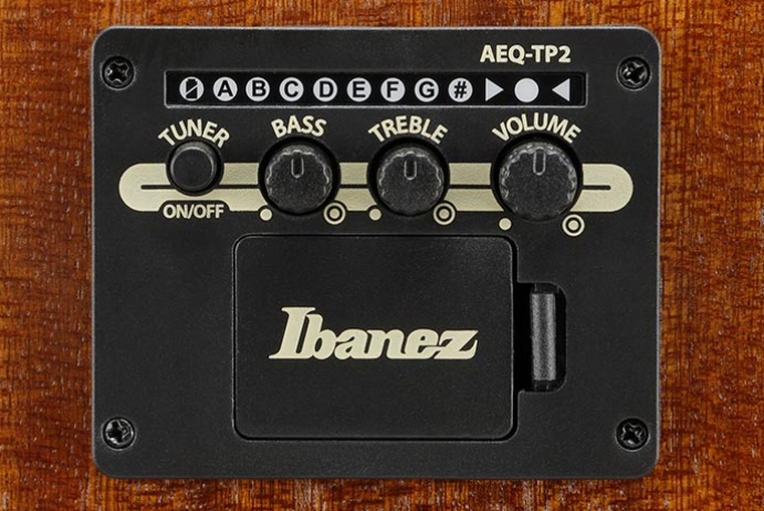 Ibanez Aw247ce Wk Artwood Dreadnought Cw Tout Okoume Ova - Weathered Black Open Pore - Folk guitar - Variation 3