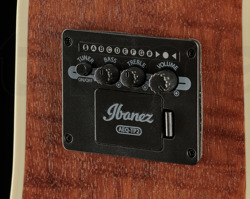 Ibanez Aw417ce Ops Artwood Dreadnought Cw Epicea Okoume Pf - Open Pore Semi-gloss - Folk guitar - Variation 4