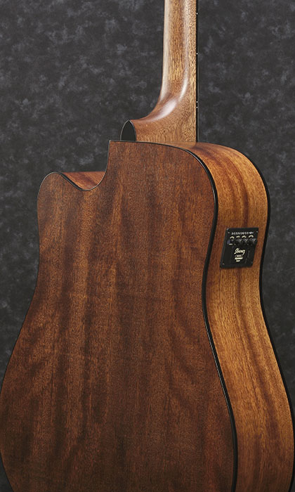 Ibanez Aw54ce Opn Artwood Dreadnought Cw Tout Acajou Rw - Open Pore Natural - Electro acoustic guitar - Variation 2