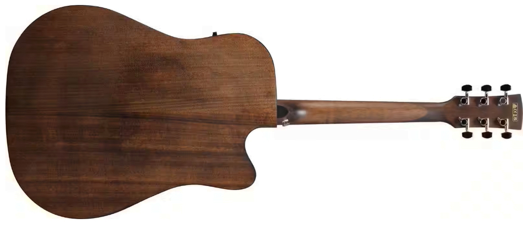 Ibanez Aw54lce Opn Artwood Dreadnought Cw Gaucher Tout Acajou Lau - Open Pore Natural - Folk guitar - Variation 1