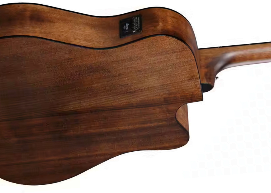 Ibanez Aw54lce Opn Artwood Dreadnought Cw Gaucher Tout Acajou Lau - Open Pore Natural - Folk guitar - Variation 2