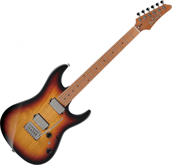 Solid body electric guitar Ibanez AZ2202 TFB Prestige Japan - tri fade burst