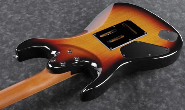 Solid body electric guitar Ibanez AZ2202 TFB Prestige Japan - tri fade burst