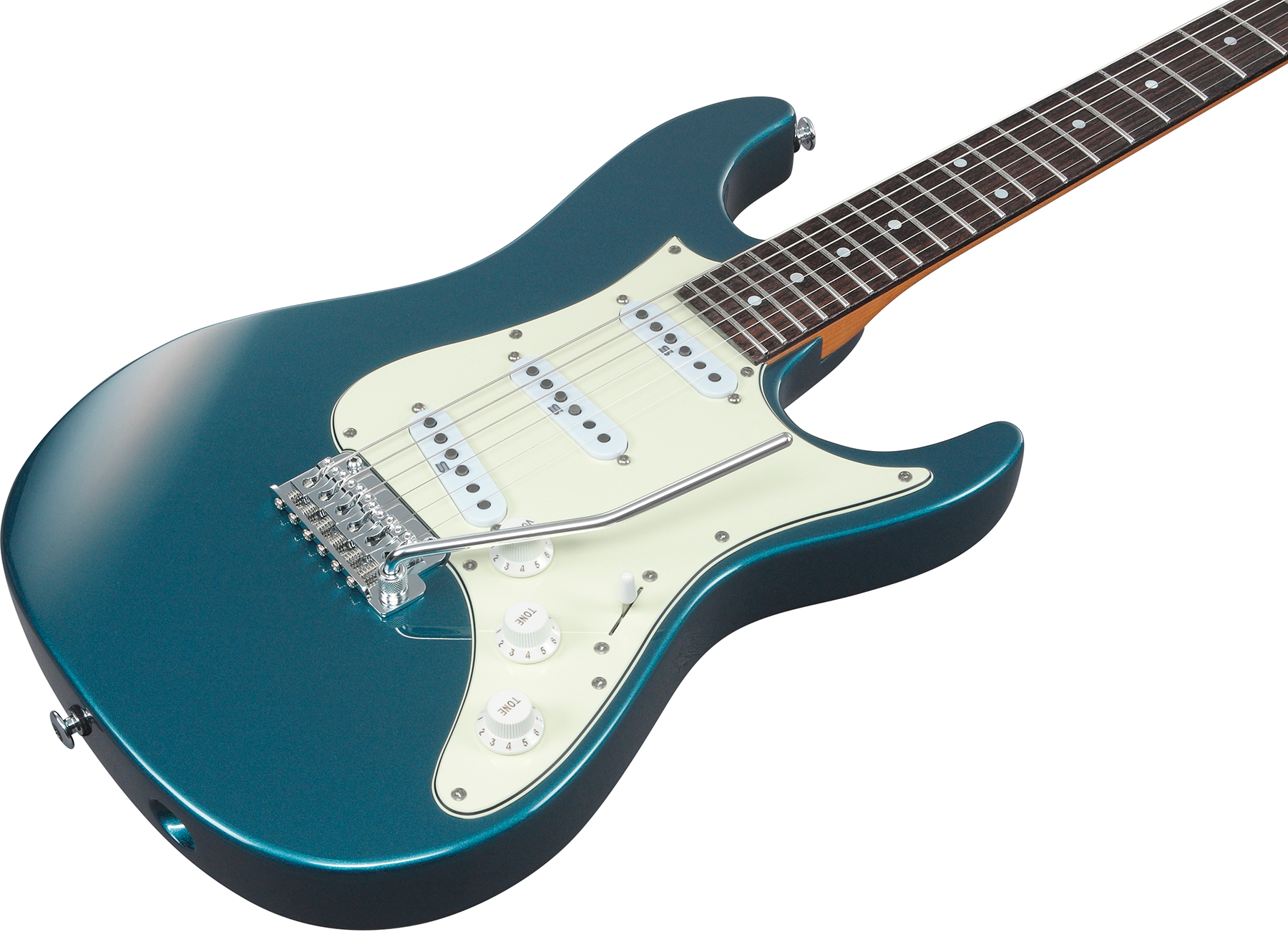 Ibanez Az2203n Atq Prestige Jap 3s Seymour Duncan Trem Rw - Antique Turquoise - Str shape electric guitar - Variation 2