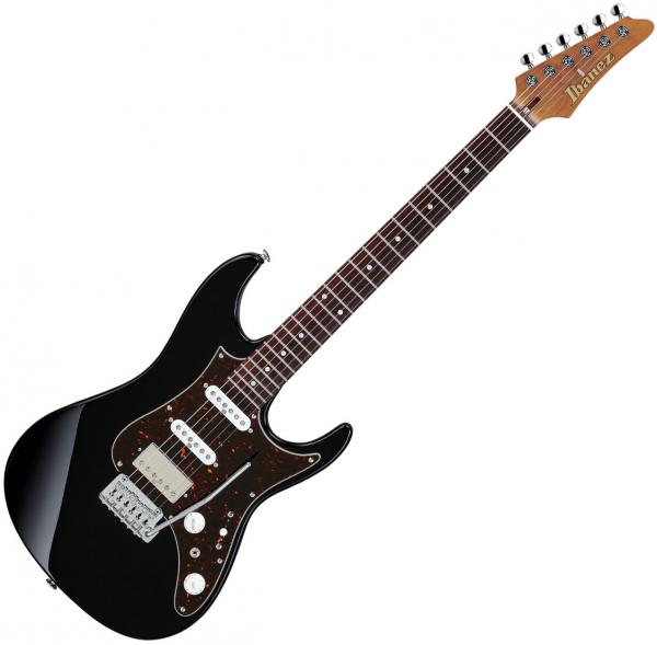 Solid body electric guitar Ibanez AZ2204B BK Prestige Japan - black