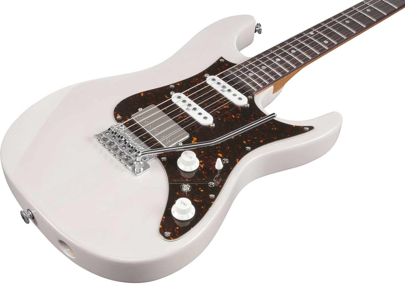 Ibanez Az2204n Awd Prestige Jap Hss Seymour Duncan Trem Rw - Antique White Blonde - Str shape electric guitar - Variation 1